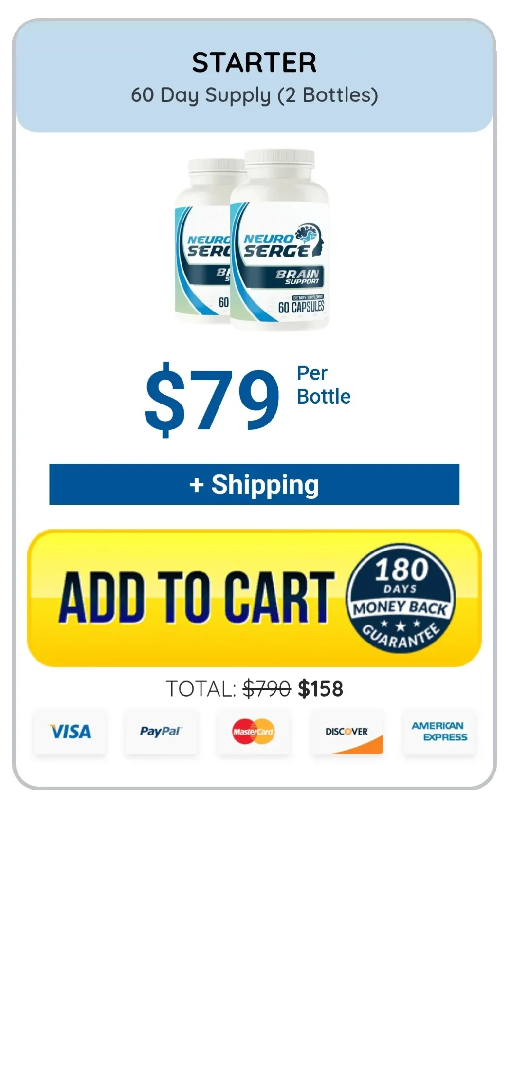 BrainVex™ 2 bottles pricing